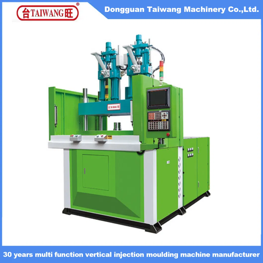 160ton Double Color Vertical Plastic Injection Molding Machine for Multiple Color Plastic Item Injection